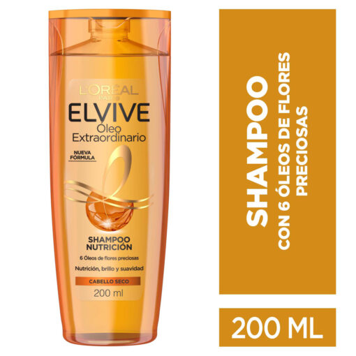 Shampoo Elvive Óleo Extraordinario X 200 Ml - Imagen 2