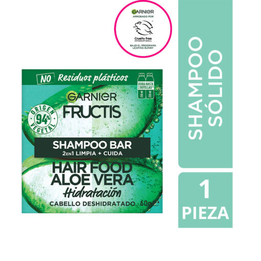 Shampoo Solido Garnier Hair Food Aloe - Imagen 2
