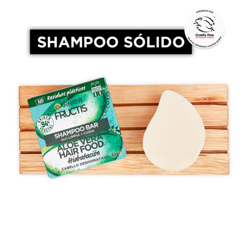 Shampoo Solido Garnier Hair Food Aloe - Imagen 3