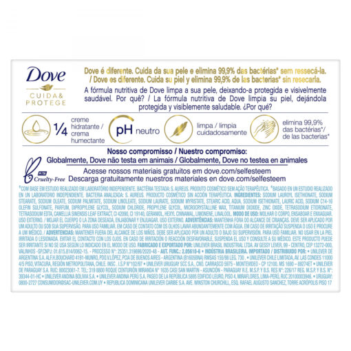 Jabón en Barra Dove Antibacterial X 90 Gr - Imagen 2
