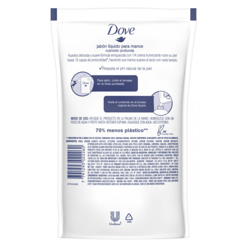 Jabón Líquido Repuesto Dove Original X 220 Ml - Imagen 2