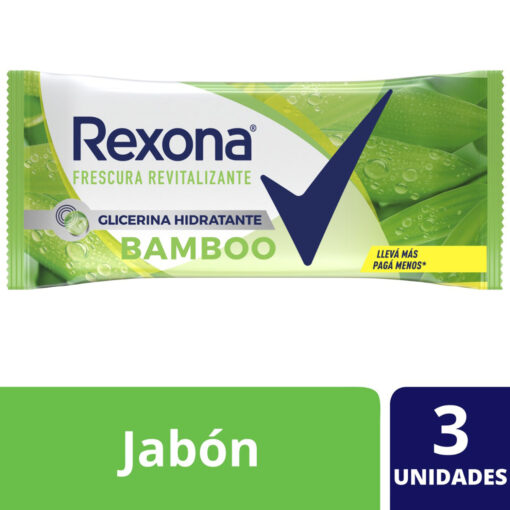 Jabón en Barra Rexona Bamboo X 3 U - Imagen 3