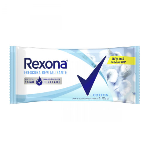 Jabón en Barra Rexona Cotton X 3 U