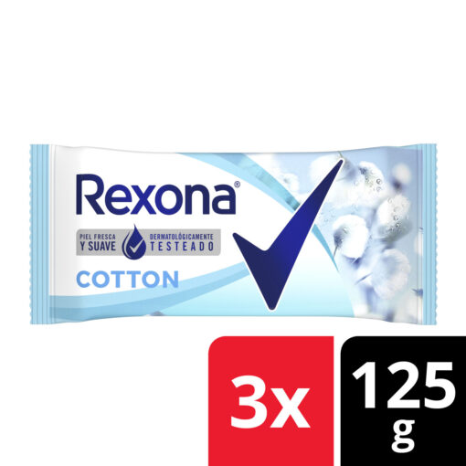 Jabón en Barra Rexona Cotton X 3 U - Imagen 3