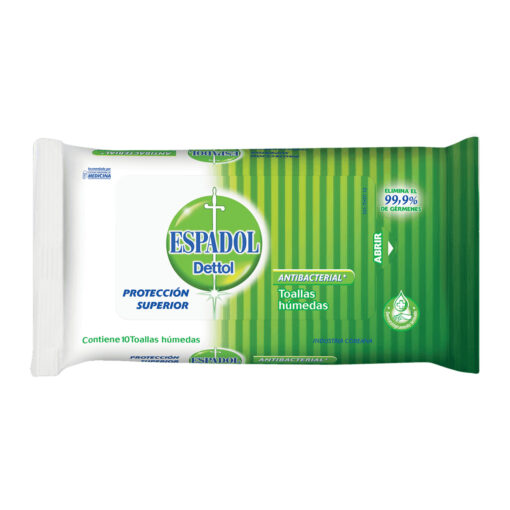 Toallitas Antibacterial Espadol Original X 10 U