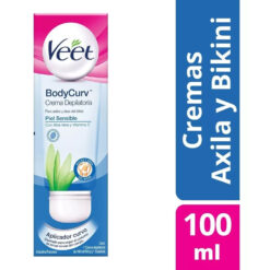 Alternative view of Crema Depilatoria Veet BodyCurv Piel Sensible X 100 Ml