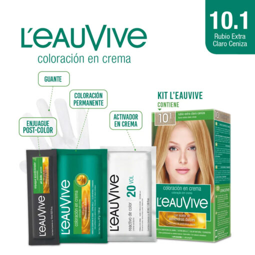 Tintura semipermanente en Kit L'eau Vive 101 - Imagen 2