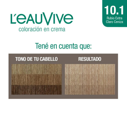 Tintura semipermanente en Kit L'eau Vive 101 - Imagen 3
