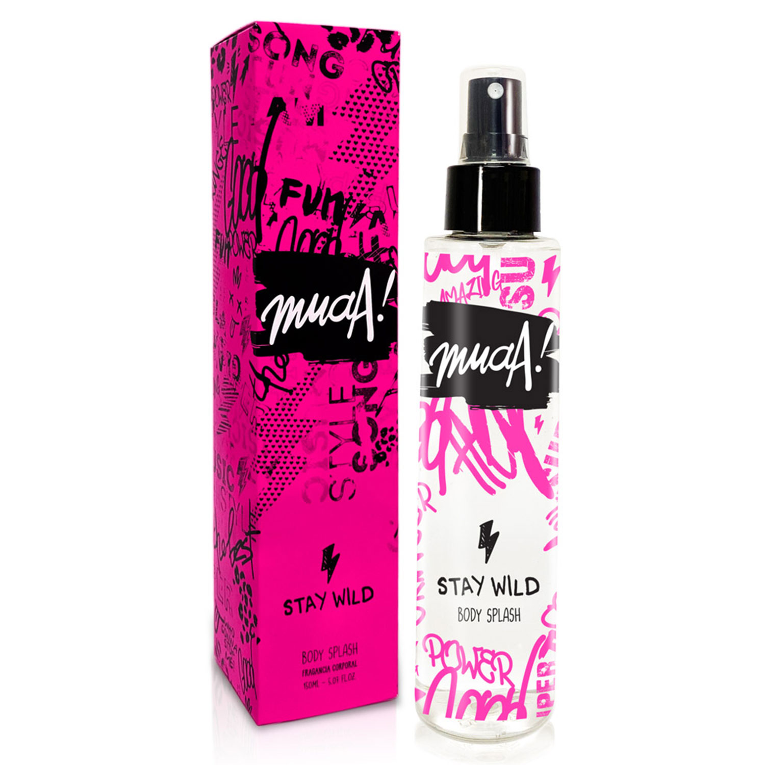 Body Splash Muaa Stay Wild X 150 Ml