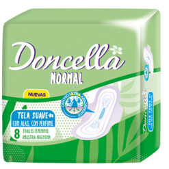 Toallas Femeninas Doncella Normal X 8 U