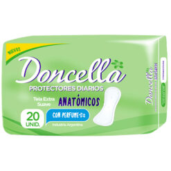 Protectores Diarios Doncella Anatomicos X 20 U