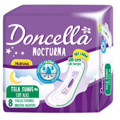 Toallas Femeninas Doncella Nocturna X 8 U