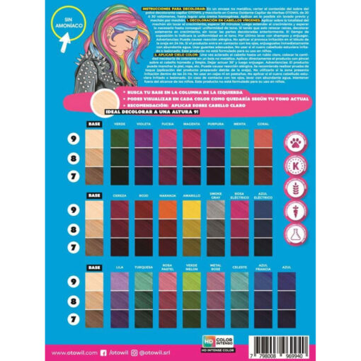 Crema Colorante Otowil Cielo Color Menta - Imagen 3