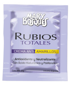 Tratamiento Capilar Mary Bosques Rubios Totales Matizador X 36 U