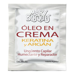 Tratamiento Capilar Mary Bosques Óleo en Crema Keratina y Argán X 36 U