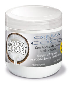 Tratamiento Capilar Mary Bosques Crema de Coco Nutrición y reparación X 200 Gr