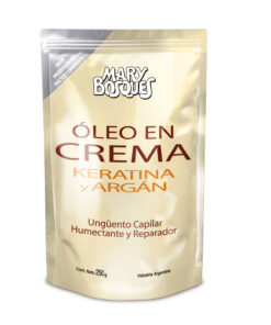 Tratamiento Capilar Repuesto Mary Bosques Óleo en crema Keratina y Argán X 250 Gr
