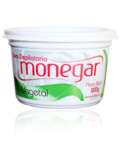 Cera Depilatoria en Pote Monegar Vegetal Natural X 200 Gr