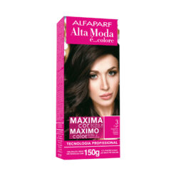 Kit de Tintura Alta Moda Máximo Color 3 Castaño Oscuro X 150 Gr