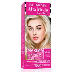 Kit de Tintura Alta Moda Máximo Color 12 Rubio Platino X 150 Gr