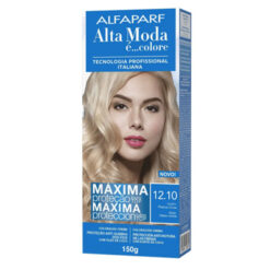 Kit de Tintura Alta Moda Máximo Color 12.10 Rubio Platino Ceniza X 150 Gr
