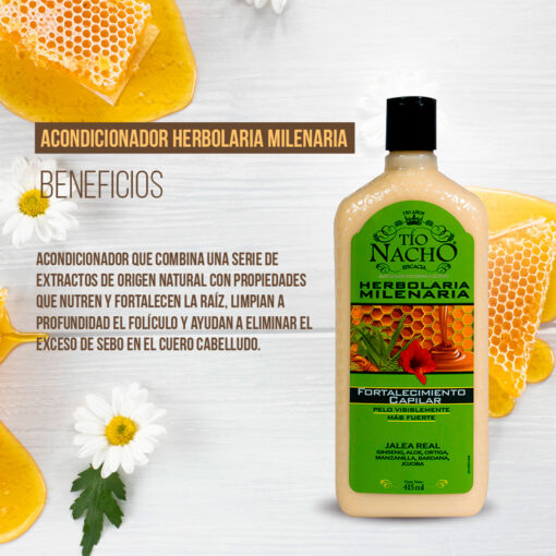 Acondicionador Tio Nacho Herbolaria Milenaria X 415 Ml - Imagen 4