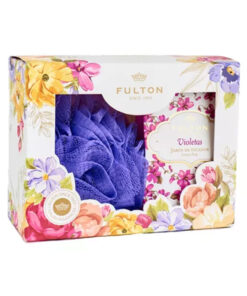 Estuche Jabón + Esponja Fulton Violeta