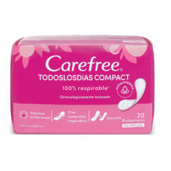 Protectores Diarios Carefree Protección Compact X 20 U