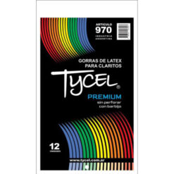 Gorro de Latex para Claritos Tycel Premium Sin Perforar X 12 U