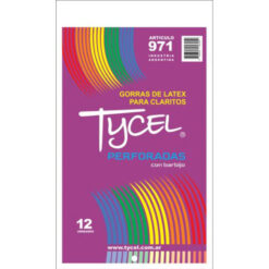 Gorro de Latex para Claritos Tycel Puro Látex Perforado X 12 U