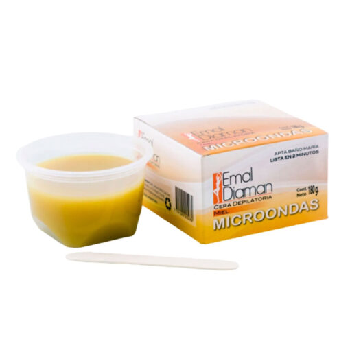 Cera Vegetal para Microondas Emal Diaman Miel X 180 Gr