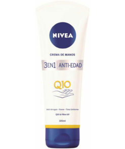 Crema para Manos Nivea 3 en 1 Antiedad Q10 X 100 Ml