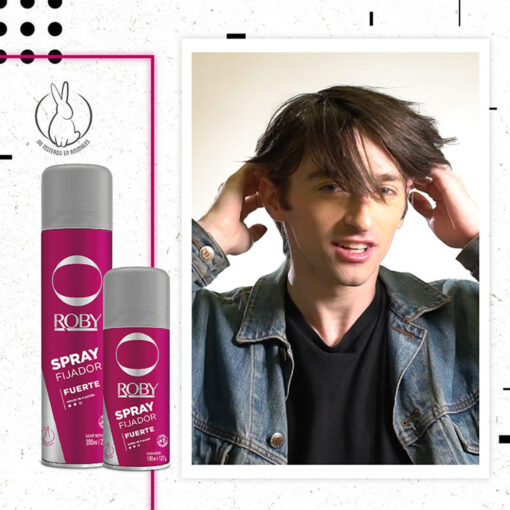 Fijador para el Cabello Roby Spray Fuerte X 180 Ml - Imagen 4