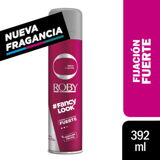 Fijador para el Cabello Roby Spray Fuerte X 390 Ml - Imagen 2