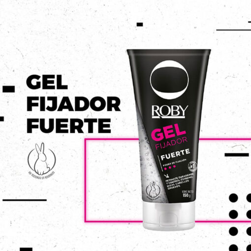 Fijador para el Cabello Roby Gel Fuerte X 150 Gr - Imagen 3