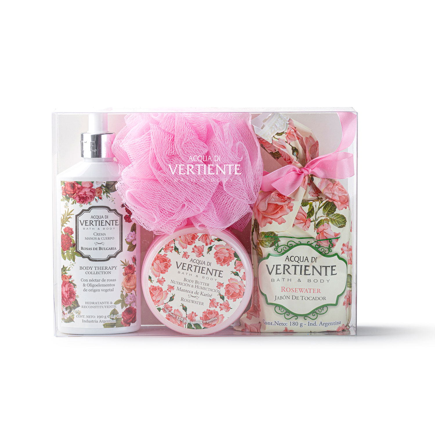Set Estuche Acqua Di Vertiente Rosas de Bulgaria X 1 U