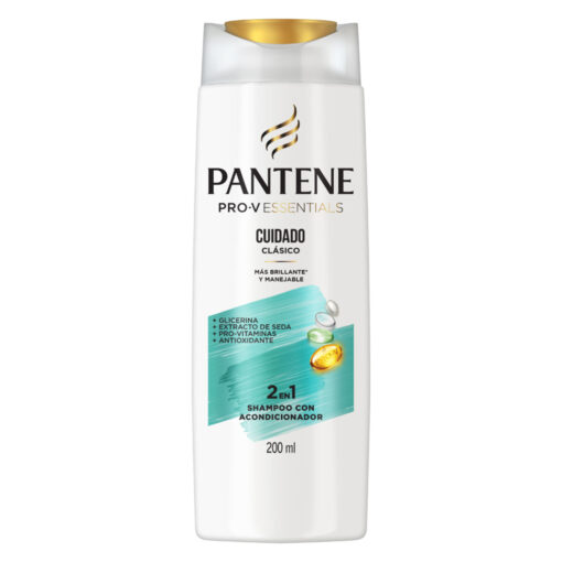 2 en 1 Sahmpoo con Acondicionador Pantene Pro-V Essentials Cuidado Clásico X 200 Ml