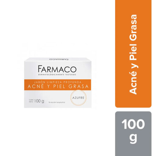 Jabón en Barra Farmaco Azufre X 100 Gr - Imagen 2
