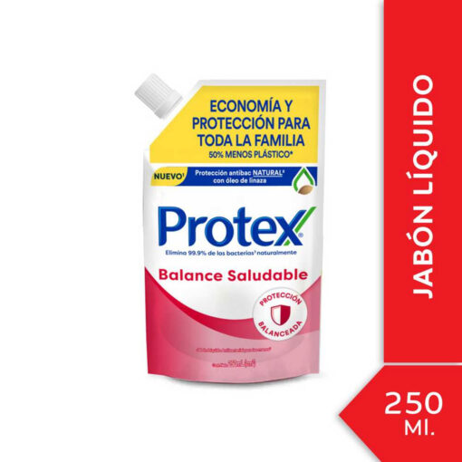 Repuesto Jabón Líquido Protex Balance Saludable X 250 Ml - Imagen 2