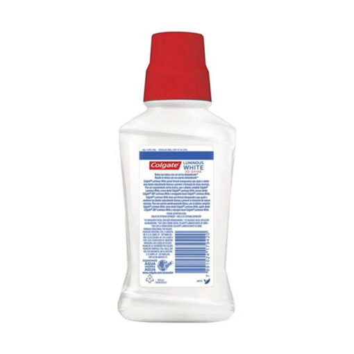 Enjuague Bucal Colgate Luminous White Zero Alcohol X 250 Ml - Imagen 2