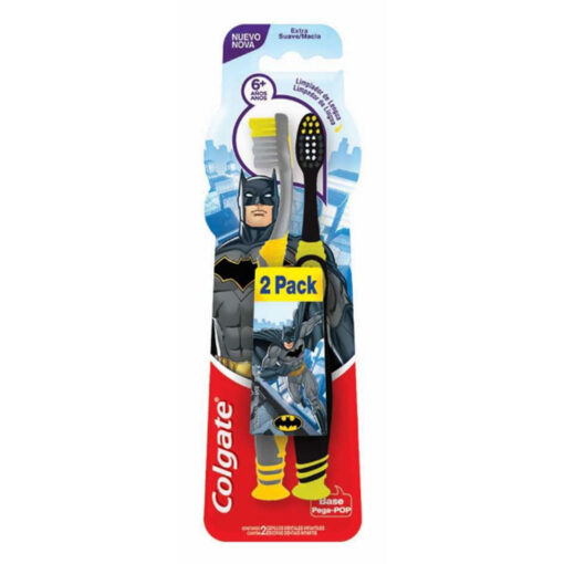 Cepillo de Dientes Colgate Smiles 6+ Años Liga de la Justicia Suave X 2 U - Imagen 2