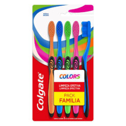 Cepillo de Dientes Colgate Colors Suave X 5 U