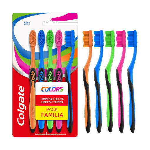 Cepillo de Dientes Colgate Colors Suave X 5 U - Imagen 3