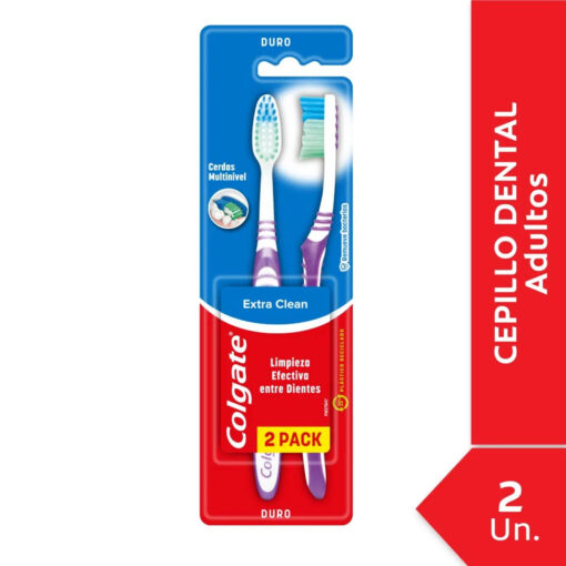 Cepillo de Dientes Colgate Extra Clean Duro X 2 U - Imagen 2