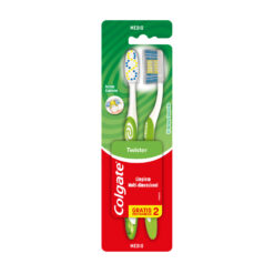 Cepillo de Dientes Colgate Twister Medio X 2 U