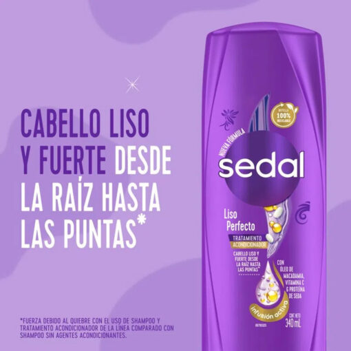 Acondicionador Sedal Liso Perfecto X 190 Ml - Imagen 5