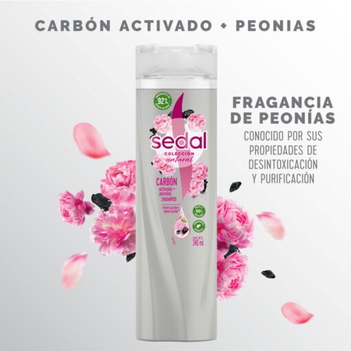 Acondicionador Sedal  Carbón Activado y Peonias X 190 Ml - Imagen 4