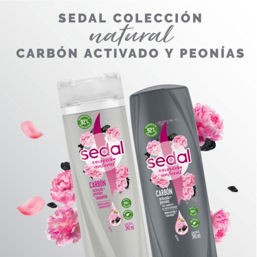 Acondicionador Sedal  Carbón Activado y Peonias X 190 Ml - Imagen 7
