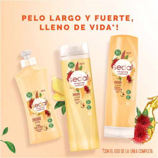 Acondicionador Sedal  Jengibre y Ricino X 190 Ml - Imagen 8