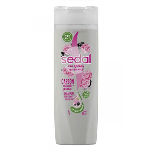 Shampo Sedal Carbón Activado y Peonias X 190 Ml